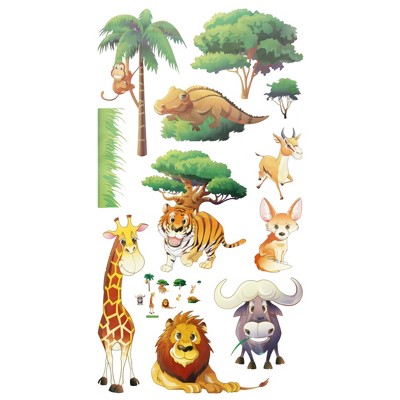 Slickblue African Field Vinyl Wall Stickers - Decals for Bedroom, Living Room, or Home Decoration