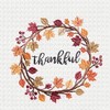 C&F Home Thankful Wreath Embroidered Waffle Weave Kitchen Towel - 4 of 4