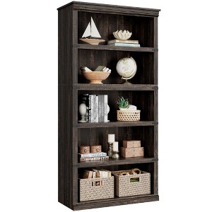 67.4 Inch Tall 5 Tier Bookcase, Farmhouse Storage Shelf, Wooden 5 Shelf Bookshelves With Anti Tip and Open Display for Living Room, Bedroom - 1 of 1