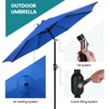Kumasinova 9ft Patio Umbrella with Crank,Outdoor Umbrella with Waterproof&UV Protection,Beach Umbrella with Aluminum Pole for Garden,Poolside - 3 of 4