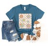 The Juniper Shop SmileyWorld Checkered Floral Distressed Youth Short Sleeve Tee - 4 of 4