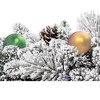 GE Color Choice 26-inch Dual Color Lighted Artificial Flocked Christmas Wreath - 4 of 4