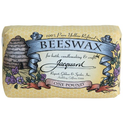 Jacquard Flexible Beeswax, Yellow, 1 lb Block