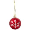 Sunnydaze Winter Wonderland Indoor Christmas Holiday Tree Shatterproof Bulb Ornaments with String - 100pc - 2 of 4