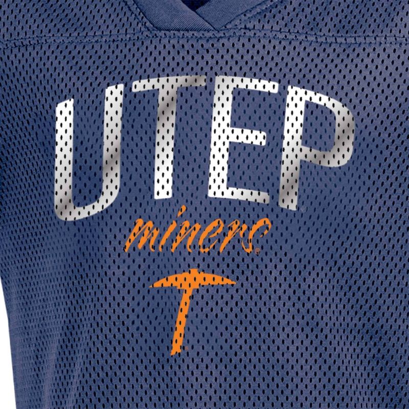 NCAA UTEP Miners Girls&#39; Mesh T-Shirt Jersey, 3 of 4