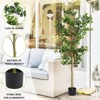 Gulches Domestic tung tree 180cm ground flower decoration artificial green plant wholesale manufacturers 1pcs/set - 4 of 4