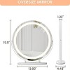 Acekool Vanity Mirror with Adjustable Light Modes, Touch Control - 3 of 4