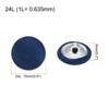 Unique Bargains Blouses Sweater Round Aluminum Cotton Fabric Cloth Covered Buttons 10 Pcs - 2 of 4