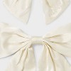 Mommy & Me Hair Bow Set 2pc - A New Day™ Cream - 2 of 2