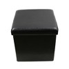 Evideco French Home Goods Versatile 2-in-1 Pouf & Storage Box – Available in 3 Colors and 2 Sizes - image 4 of 4