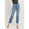 Women's Slim Straight Distressed - JUST BLACK DENIM - 3 of 4