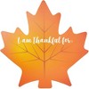 Blue Panda Thanksgiving Table Place Cards, Maple Leaf Cutouts (50 Count) - 3 of 3