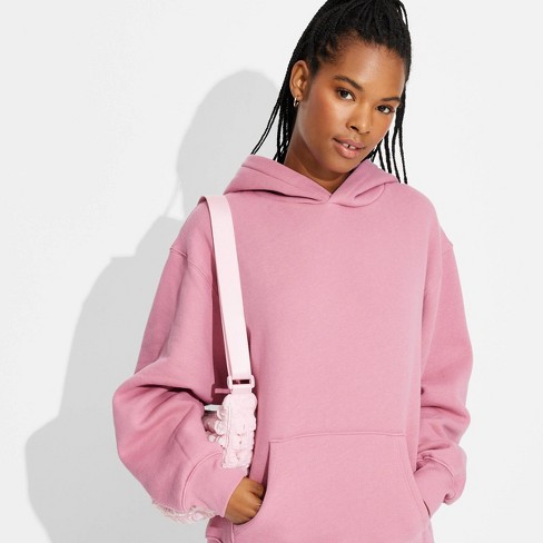 Dark pink hoodie sale