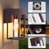 DAKAFUL Outdoor Wall Light Fixtures, Exterior Waterproof Lanterns - 3 of 4