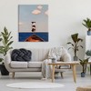 Stupell Industries Dog Jumping In Lake Canvas Wall Art - 2 of 4