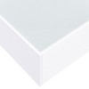 GlasFlength Coffee Tables Rectangle Coffee Table Center Table Wood Coffee Table Small Table Storage for Living Room, White, 27.56"*27.56"*13.87" - 4 of 4