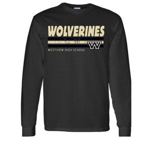 Adult Westview High School Wolverines Name & Graphic Essential