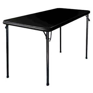 Peakform 20"x48" Folding Table  Black - 1 of 4