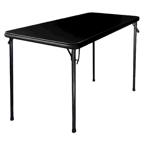20" x 48" Folding Table Black - Plastic Dev Group - image 1 of 4