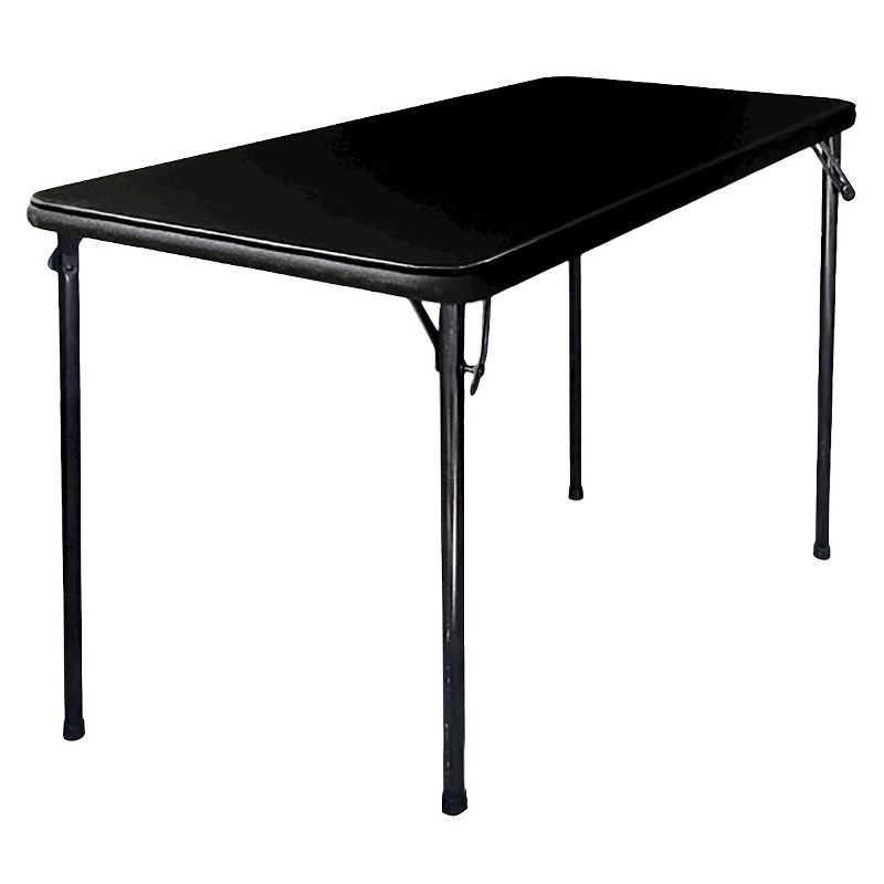 20" x 48" Folding Table Black - Plastic Dev Group, 1 of 6