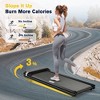 Redliro Walking Pad with Incline Under Desk Treadmill  1 Step Adjust Incline Treadmill for Home Office Portable for Walking Jogging - 2 of 4