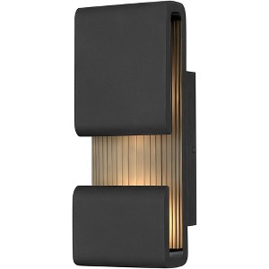 Hinkley Contour 15" High Black LED Outdoor Wall Light - 1 of 1