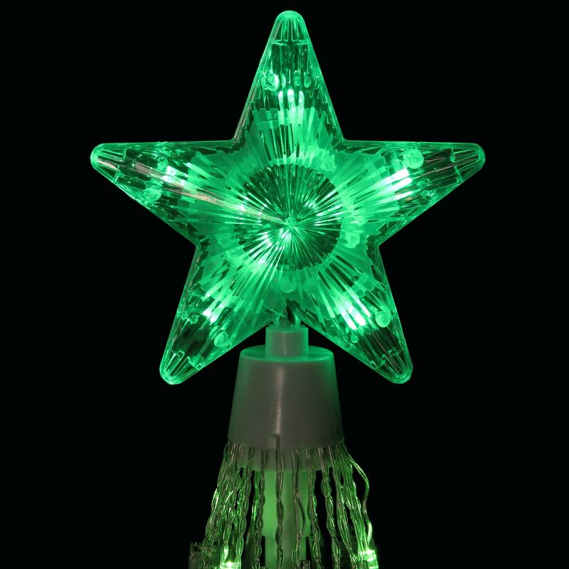 Northlight 6' LED Light Show Cone Christmas Tree Lighted Yard Art Decoration - Green, 4 of 6