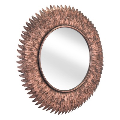 Siesta Copper Decorative Wall Mirror - ZM Home