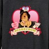 Women's - Wizard of Oz - Heart Scarecrow Lightweight French Terry Wide Neck Long Sleeve Shirt - 2 of 4