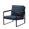 DOMETOUR 26.8” Metal Frame Accent Armchair - 2 of 4