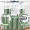 BAGOKIE 3-IN-1 Shower Curtain and Liner Set - 2 of 4