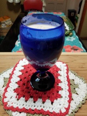 Libbey Premiere Cobalt Iced Tea Goblet Beverage Glasses, 16.25