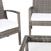 Bassey 4 Piece Living Set - Indoor/Outdoor - PAT7507 - Safavieh - 4 of 4