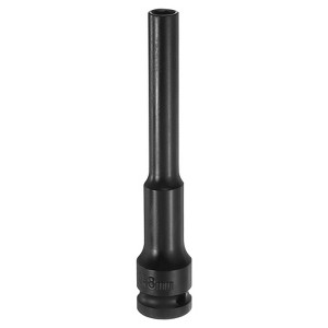 Unique Bargains 6 Point Square 1/2" Drive 5" Extra Long Phosphated CR-V Steel Deep Thin Wall Impact Socket - 1 of 4