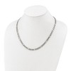 Chisel Stainless Steel Polished 6mm 20" Figaro Chain Necklace - 4 of 4