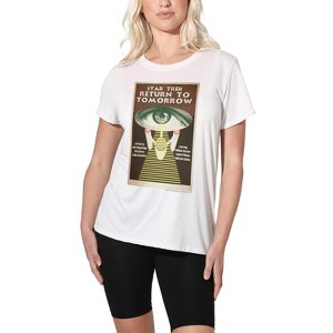 Women's Star Trek Tos Episode 49 Loose T-Shirt White - 1 of 4