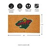 EvergreenNHLMinnesota Wild Logo Natural Coir 28 x 16 Inches Indoor Outdoor Doormat - 3 of 4