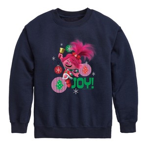 Boys' - Trolls - Joy Poppy Graphic Long Sleeve Fleece Sweatshirt - 1 of 4