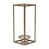Cheung's Pembertale Tall Square Gold Metal Lantern - Large - 3 of 4