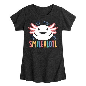 Girls' - Instant Message - Smilealotl Fitted Short Sleeve Graphic T-Shirt - 1 of 4