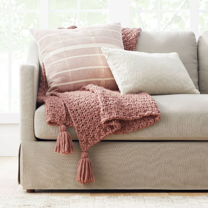 Woven Striped Throw Pillow - Threshold™ designed with Studio McGee, 2 of 10