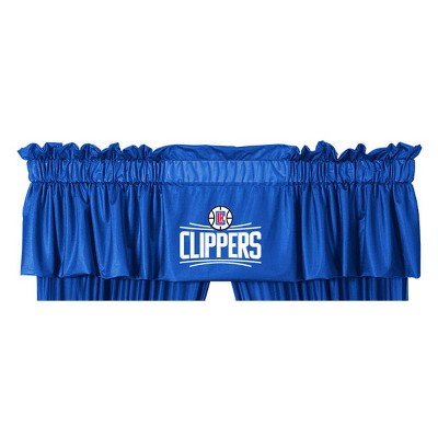 NBA Valance LA Basketball Window Treatment - Los Angeles Clippers