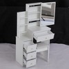 Vanity Table + Cushioned Stool - 4 of 4