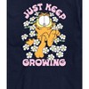 Men's - Garfield - Garfield Flowers Keep Growing Short Sleeve Graphic T-Shirt - 2 of 4