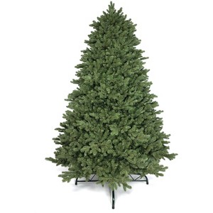 King of Christmas 7.5 FT Artificial Christmas Tree Unlit, Aspen Fir Artificial Xmas Tree with Metal Stand - 1 of 4