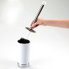 iDESIGN York Bowl Brush White/Chrome - 3 of 4