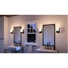 Urban Ambiance Luxury Contemporary Wall Sconce 8.5''H x 4.75''W,  Midnight Black Finish,  Louisville Collection, UHP4328 - 2 of 4