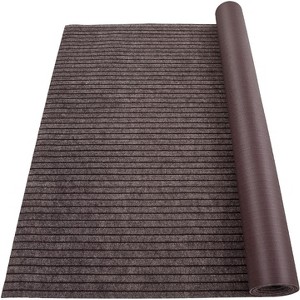 6x23 FT Stripe Brown Boat Marine Carpet, Waterproof, Indoor/Outdoor, TPR Non-Slip Backing, for Patio Deck, Outdoor Use, Camping. - 1 of 4