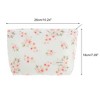 Unique Bargains Lightweight Flowers Makeup Bag 1 Pc - 2 of 4