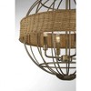 Savoy House Boreal 4 - Light Pendant in  Warm Brass/Natural Rattan - 2 of 4
